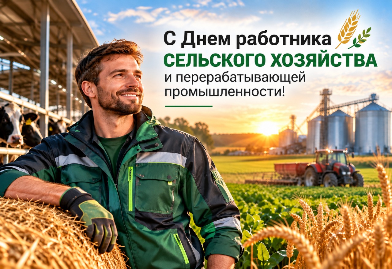 Для тех, кто трудится в сельском хозяйстве и перерабатывающей промышленности!