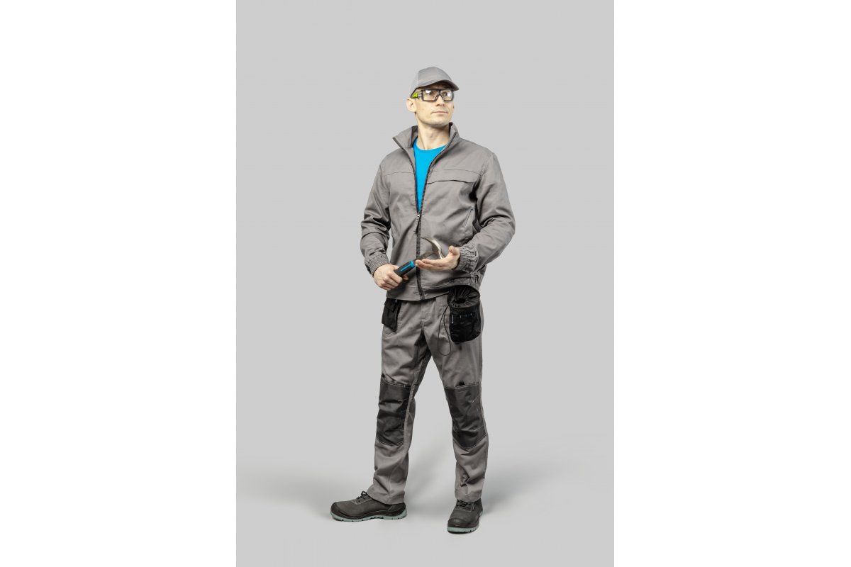 KALMIT_HT5K803_bluza-ochronna_KALMIT_HT5K804_ogrodniczki-ochronne_NAAB_HT5K567_polbuty-ochronne