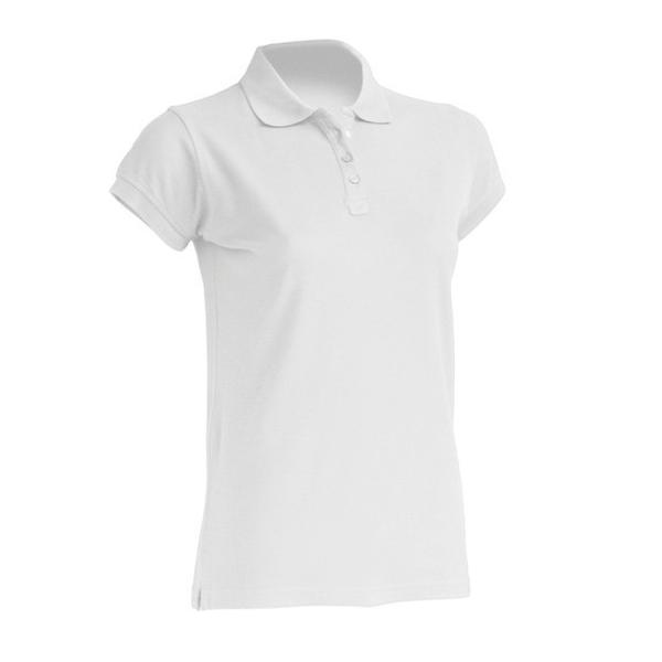 Футболка поло JHK женская белая