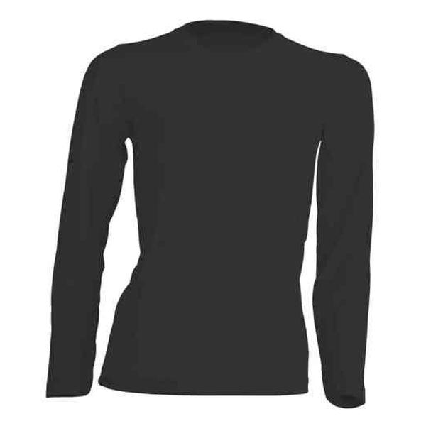 Футболка JHK женская с длинным рукавом черная