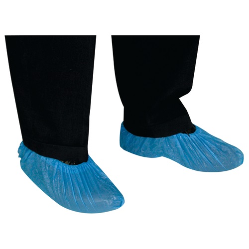 Бахилы полиэтиленовые, синие (100 шт.), 45240