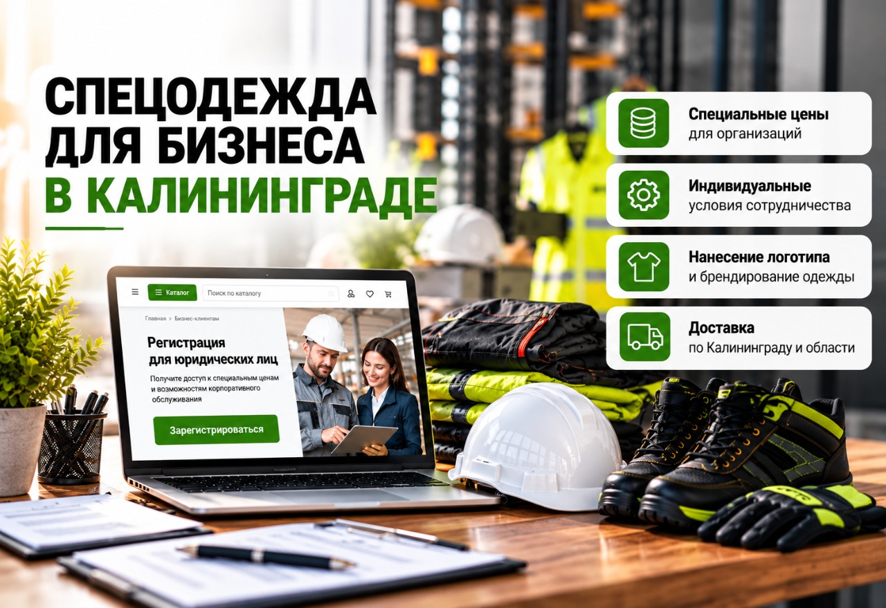 Спецодежда для бизнеса в Калининграде — новые возможности сотрудничества с «СПЕЦОДЕЖДА ПРОФИ»