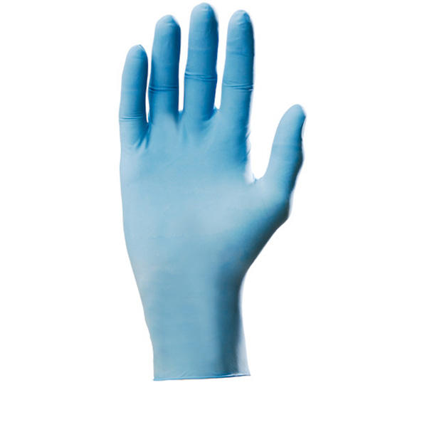 Перчатки из голуб. нитрила без прис.(100 шт)M,5918
