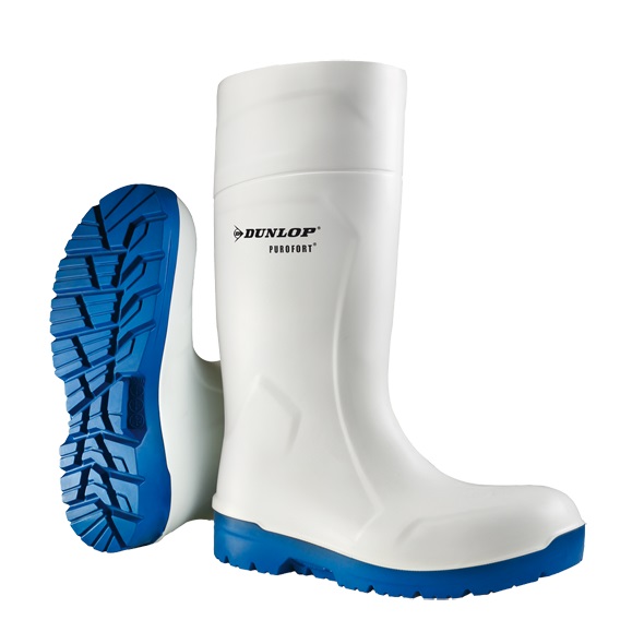Сапоги DUNLOP FOODPRO PUROFORT MULTIGRIP white/blue, 9PUMG