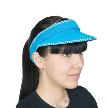 Козырек Габардин бирюзовый