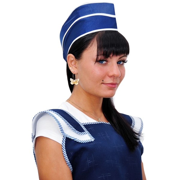 Пилотка нейлон темно-синяя