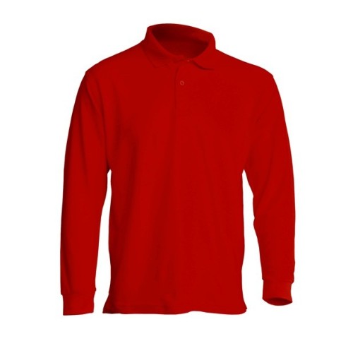 Кофта поло мужская красная JHK