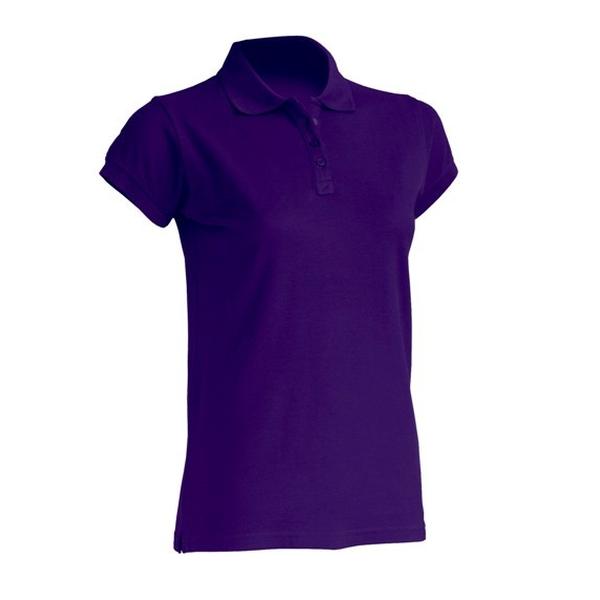Футболка поло JHK женская пурпурная