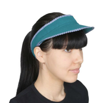 Козырек Габардин изумрудный